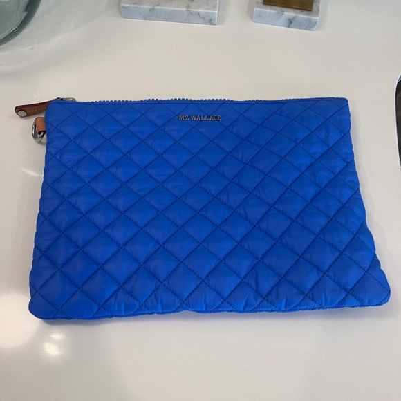 MZ Wallace Handbags - MZ Wallace Metro Pouch-blue- used once